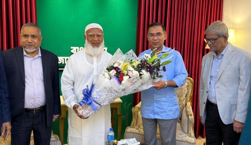 শফিকুর রহমানের বাসায় তারেক রহমান