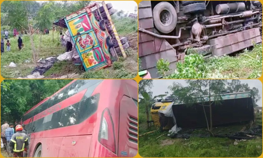টাঙ্গাইলের কালিহাতীতে ১৫ জনসহ ৫ জেলায় দুর্ঘটনায় ২৩ জনের মৃত্যু