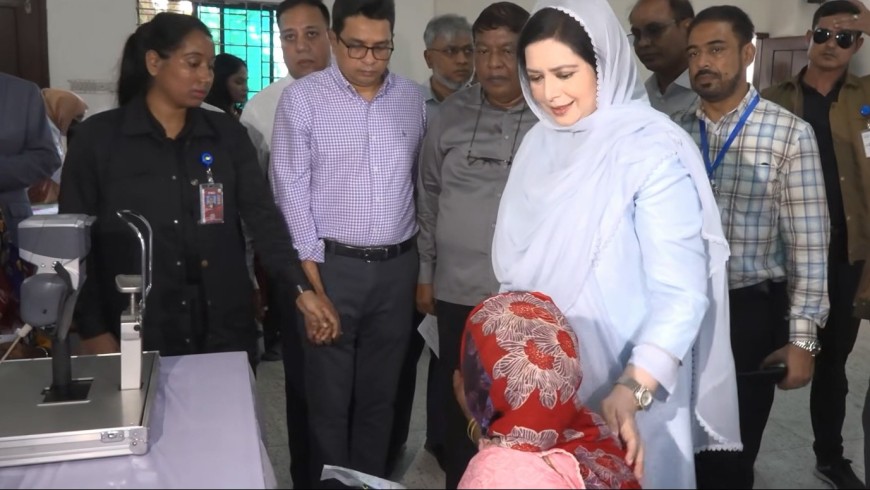 ভাসানটেক, করাইল ও সাততলা বস্তির প্রায় এক হাজার মানুষ পেলেন বিনামূল্যে চক্ষু চিকিৎসা